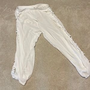 Shein pants that are perfect for a cover up for a pool or beach day!